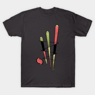 Three Geometric Bamboo T-Shirt